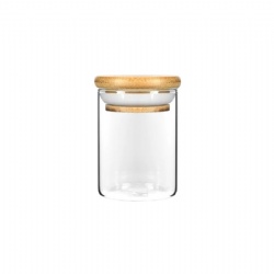 4OZ GLASS JARS WITH WOOD LID