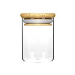 18OZ GLASS JARS WITH WOOD LID