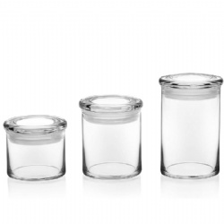 CYLINDER CLEAR GLASS JARS