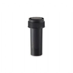 OPAQUE BLACK REVERSIBLE CAP VIALS