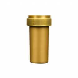 OPAQUE GOLD REVERSIBLE CAP VIALS