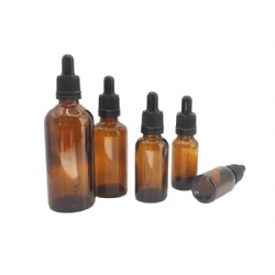 AMBER TINCTURE DROPPER BOTTLES