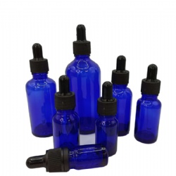 BLUE TINCTURE DROPPER BOTTLES