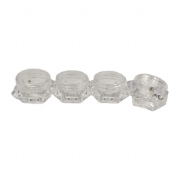 CLEAR PLASTIC CONCENTRATE CONTAINERS