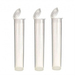 POP TOP PLASTIC PRE-ROLL TUBES